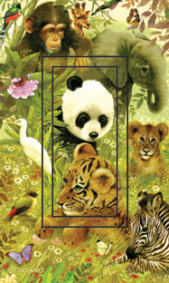 Vanishing Species Single Rocker SwitchStix Peel and Stick Switch Plate Cover Décor