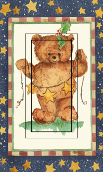 Teddy Bear Single Rocker SwitchStix Peel and Stick Switch Plate Cover Décor