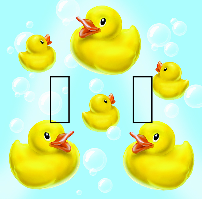 Rubber Ducky Double Toggle SwitchStix Peel and Stick Switch Plate Cover Décor